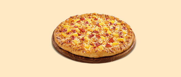 Ham, Pineapple & Cheese Pizza  10" 